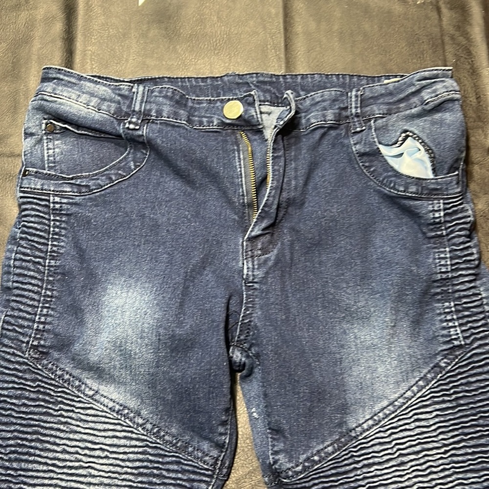 Basic Dark Blue Jeans - image 2